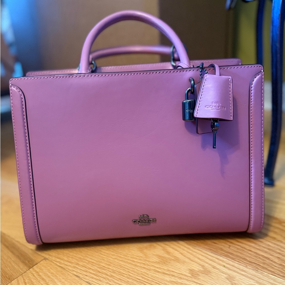 Coach Vintage Zoe Carryall Pink Rose Leather Women's Bag